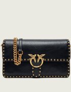 Pinko De piele geantă poștaș Love One Slouchy Cl