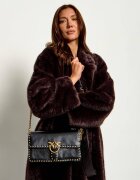 Pinko De piele geantă poștaș Love One Slouchy Cl