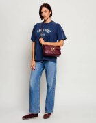 Pinko De piele geantă poștaș Love One Slouchy Classic