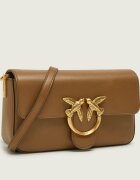Pinko De piele geantă poștaș Love One Slouchy Mini