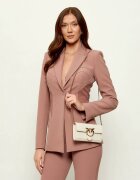 Pinko De piele geantă poștaș LOVE ONE WALLET C VITELLO SETA