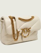 Pinko De piele geantă poștaș love puff classic