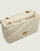 Pinko De piele geantă poștaș love puff classic