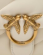 Pinko De piele geantă poștaș love puff classic