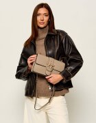 Pinko De piele geantă poștaș Ove One Classic New Buckle