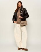 Pinko De piele geantă poștaș Ove One Classic New Buckle