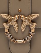 Pinko De piele geantă poștaș Ove One Classic New Buckle
