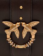Pinko De piele geantă poștaș Ove One Classic New Buckle