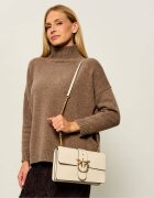 Pinko De piele geantă poștaș Ove One Classic New Buckle