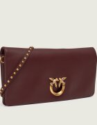 Pinko De piele geantă poștaș/poșetă plic CLICK SOFT HORIZONTAL CLASSIC