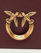 Pinko De piele geantă poștaș/poșetă plic CLICK SOFT HORIZONTAL CLASSIC