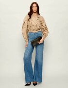 Pinko De piele geantă poștaș/poșetă plic CLICK SOFT HORIZONTAL CLASSIC
