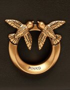 Pinko De piele geantă poștaș/poșetă plic CLICK SOFT HORIZONTAL CLASSIC