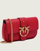 Pinko De piele geantă poștaș/poșetă plic Love One Pocket