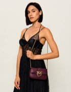 Pinko De piele geantă poștaș/poșetă plic Love Pocket New Buckle