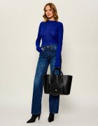 Pinko De piele geantă shopper Carrie