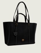 Pinko De piele geantă shopper Carrie