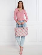 Pinko De piele geantă shopper Carrie