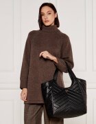 Pinko De piele geantă shopper Puzzle