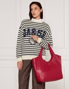 Pinko De piele geantă shopper Puzzle