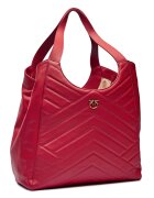 Pinko De piele geantă shopper Puzzle