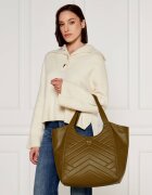 Pinko De piele geantă shopper Puzzle