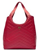 Pinko De piele geantă shopper Puzzle