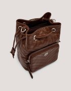 Pinko De piele geantă tip sac Cargo Bucket