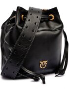 Pinko De piele geantă tip sac Secchiello Mini
