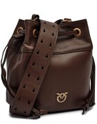 Pinko De piele geantă tip sac Secchiello Mini