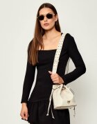 Pinko De piele geantă tip sac Secchiello Mini