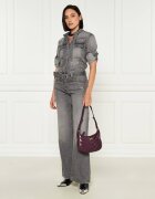 Pinko De piele hobo Half Moon Mini