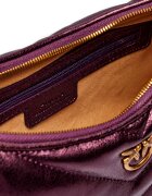 Pinko De piele hobo Half Moon Mini