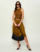 Pinko De piele hobo POCKET body BAG BIG