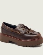 Pinko De piele pantofi loafer Margaret 01