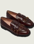 Pinko De piele pantofi loafer Nora 08
