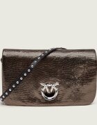 Pinko De piele poșetă plic Click Soft Horizontal Mini Lam
