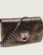 Pinko De piele poșetă plic Click Soft Horizontal Mini Lam