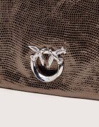 Pinko De piele poșetă plic Click Soft Horizontal Mini Lam