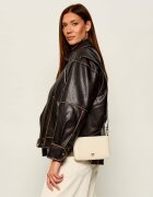 Pinko De piele poșetă plic Flat Horizontal Mini