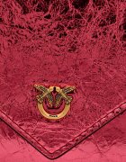 Pinko De piele poșetă plic Flat Purse Mini