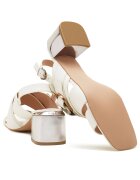 Pinko De piele sandale cu toc gros