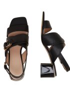 Pinko De piele sandale cu toc gros