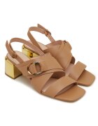 Pinko De piele sandale cu toc gros