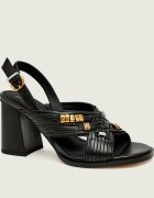 Pinko De piele sandale cu toc gros LARA 05