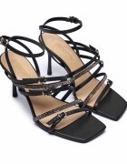 Pinko De piele sandale cu toc subțire Lisa 01