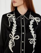 Pinko De satin cămașă RICAMATO | Regular Fit