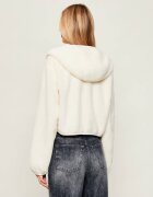 Pinko Din fleece geacă Milagros | Cropped Fit cu adaos de lână