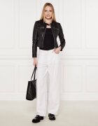 Pinko Geacă de piele Borderline | Slim Fit