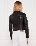 Pinko Geacă de piele Borderline | Slim Fit